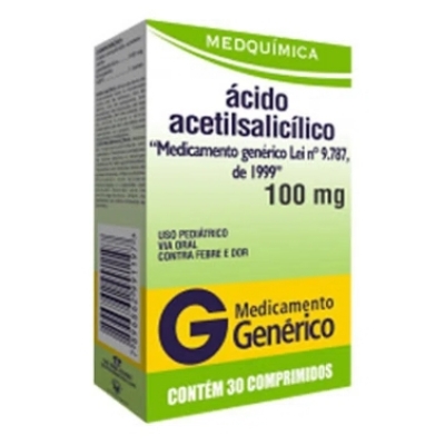 Acido acetilsalicilico 100mg 30cpr