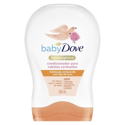 CONDICIONADOR DOVE BABY CACHEADOS 200ML