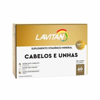 LAVITAN CABELOS E UNHAS 60CPS