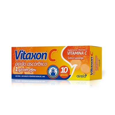 Vitaxon c 1g laranja eferv 10cpr