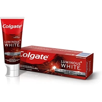 Cr dental colgate luminous white carvao 70gr