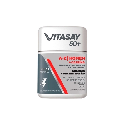 Vitasay 50+az homem+caf 30cp rev-demais prod