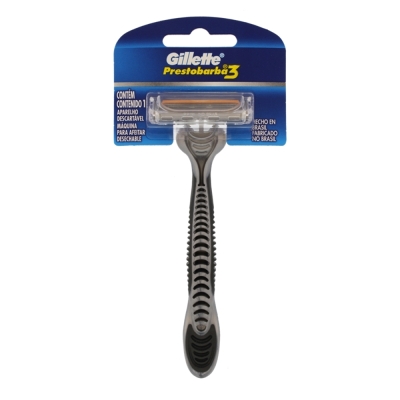 Aparelho barbear gillette prestobarba 3 1un