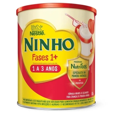 Ninho fases 1+ prebio 800gr