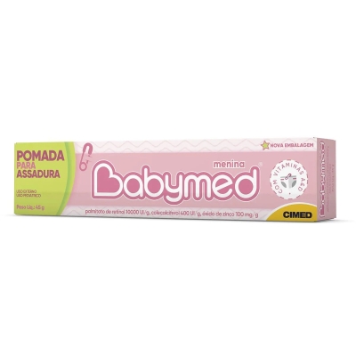 POMADA PARA ASSADURA BABYMED MENINA 45G