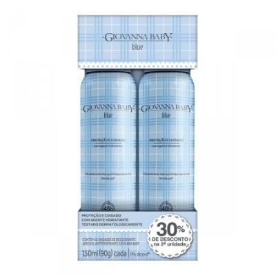 KIT DESO AERO GIOVANNA BABY BLUE 150ML 2UN