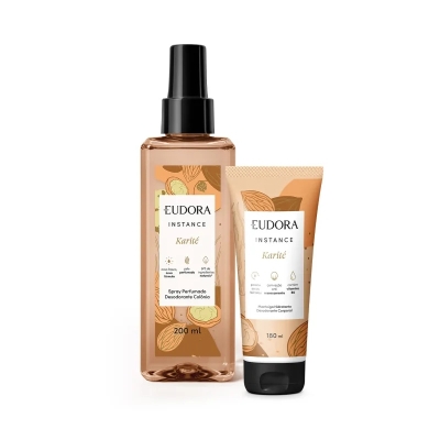 KIT INSTANCE KARITÉ BODY SPRAY 200ML + MANTEIGA HIDRATANTE 180G