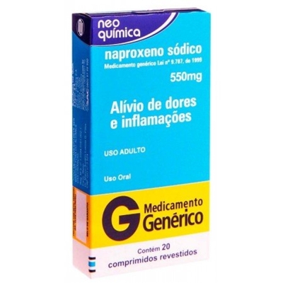 Naproxeno sodico 550mg 20cpr